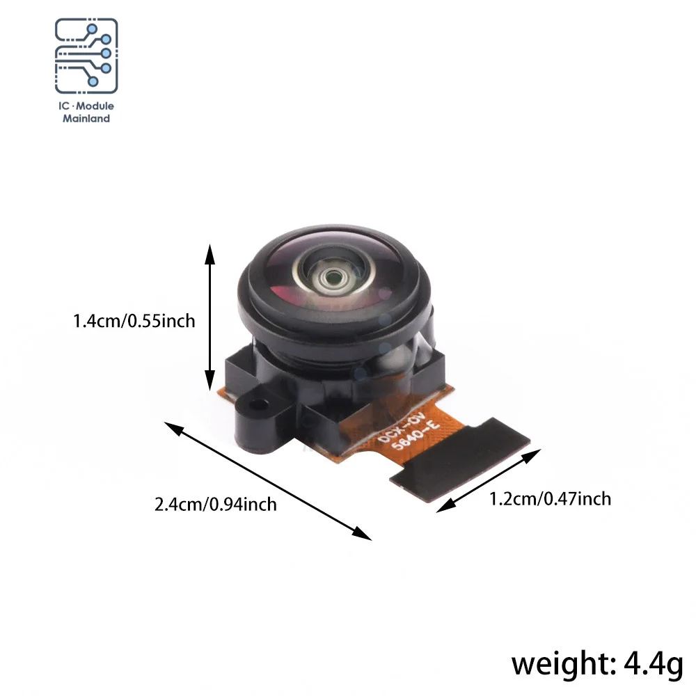 

200-degree wide-angle 5 megapixel camera module OV5640 Panoramic 2.8cm OV5640-A28
