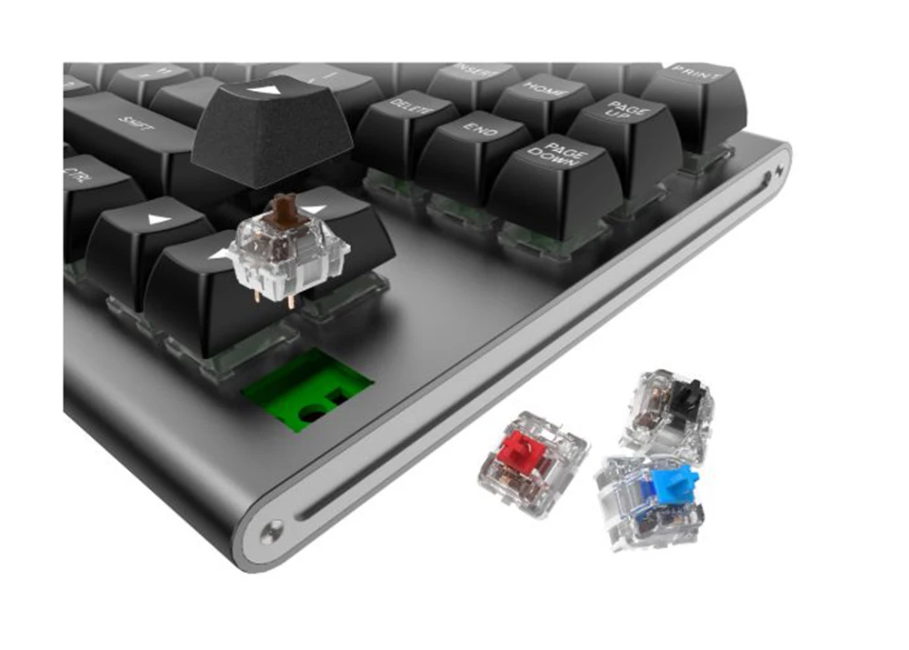 Ranger RGB печатная плата 87 клавиш полностью алюминиевый сплав корпус клавиатуры