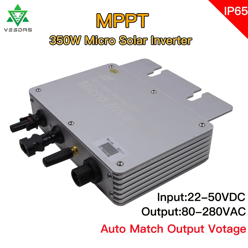Микро регулятор WVC350 на солнечной батарее 24/36 В с сетчатым соединением инвертор