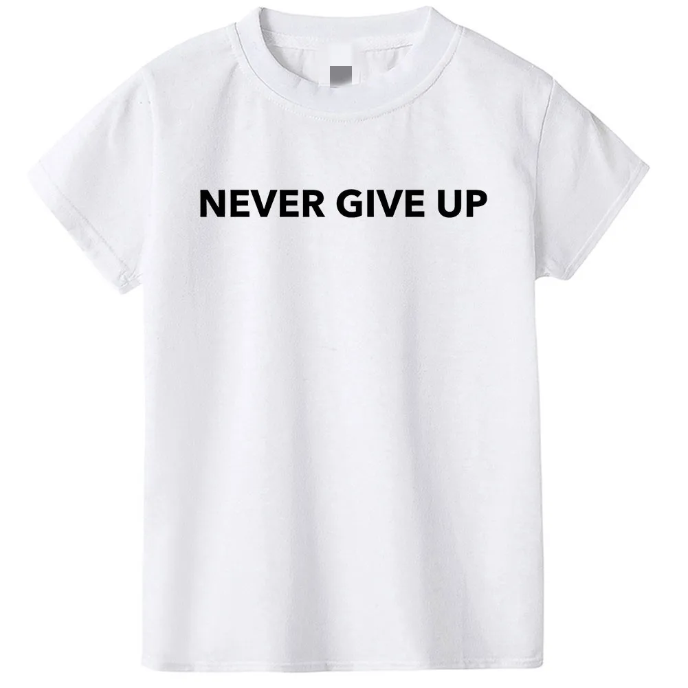 Футболки с буквенным принтом для мальчиков и девочек летняя повседневная