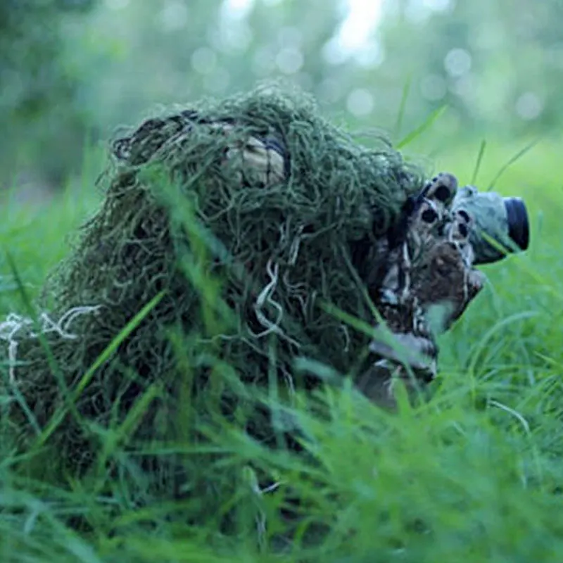 Открытый 80*90 см Военная джунгли камуфляжная шляпа охотничья Кепка Ghillie костюм шляпа камуфляжная кепка s для снайперской охоты на оленя
