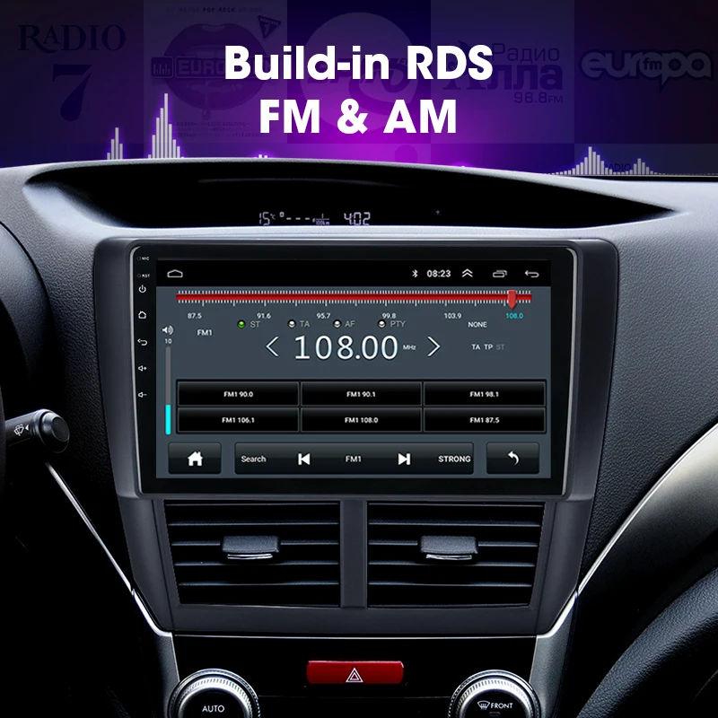 JMCQ 9 &quot4G для Subaru Forester 3 2008 2012 автомобильное радио DSP Android плеер GPS навигация
