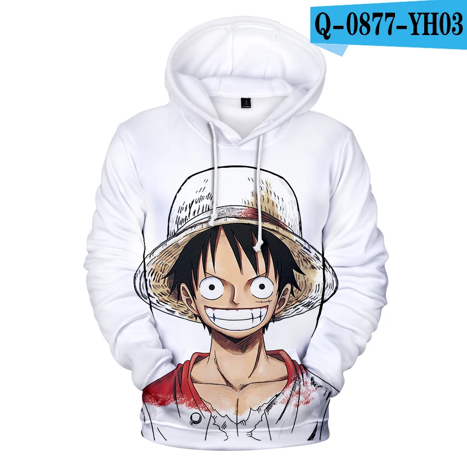 

New 3D One Piece Hoodies Sweatshirt Men/women Anime Fashion Kpop Casual 2019 New Arrival Unisex Adult/Child Soft Sweatshirt Coat