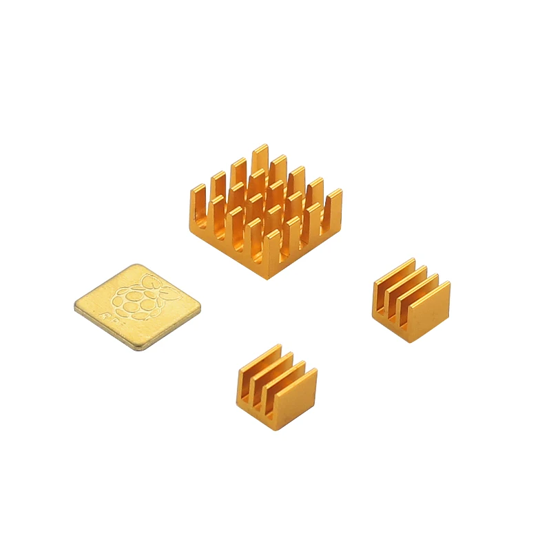 4 шт. оранжевый Pi 3 алюминиевый радиатор Охлаждающая подставка комплект