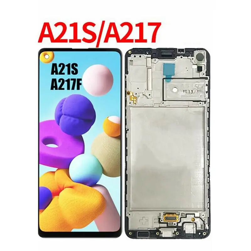 

2022 Оригинальный ЖК-дисплей ML1 6,5 для samsung galaxy a21s a217 a217f/ds, ЖК-дисплей с сенсорным экраном и дигитайзером в сборе с рамкой