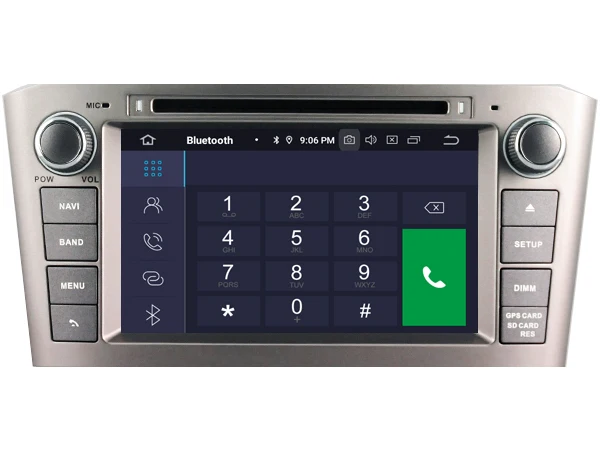 Car Android 9.0 DVD GPS Player For Toyota Avensis T25 2003 2004 2005 2006 2007 2008 Octa Core 4GB+64GB Radio BT Wifi DAB+ Stereo