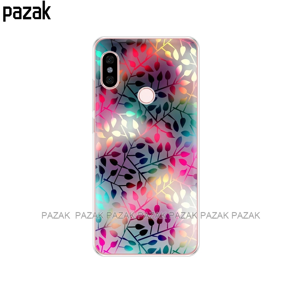 Силиконовый чехол для Xiaomi Redmi Note 6 Pro 26 дюйма мягкая задняя крышка из ТПУ Чехлы