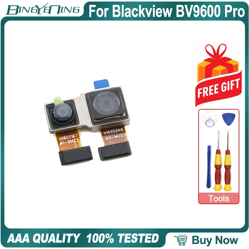 100% Новые оригинальные модули задней двойной камеры 16 0 МП + 8 для Blackview BV9600 Pro ремонт