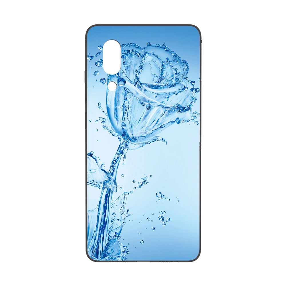 Силиконовый чехол GUCOON для Sharp Aquos S2 C10 5,5 дюймов, Мягкий защитный чехол для телефона из ТПУ, чехол-бампер с изображением розовых цветов