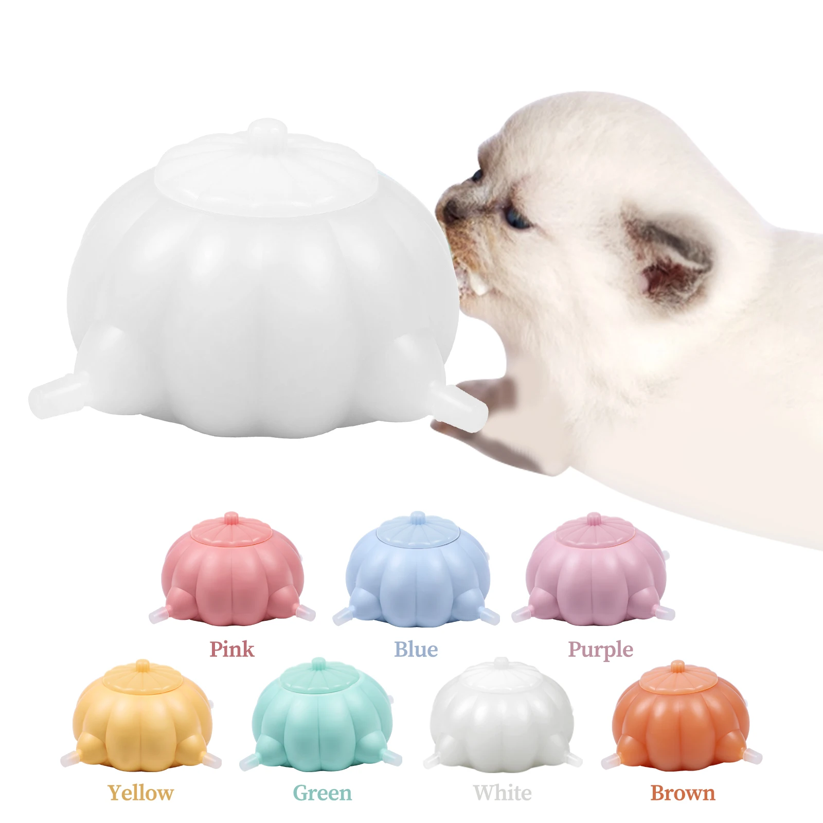 Taz&oacute;n de leche para cachorros/gatitos, alimentador de leche, estaci&oacute;n de alimentaci&oacute;n de pezones m&uacute;ltiples, 300ML-0