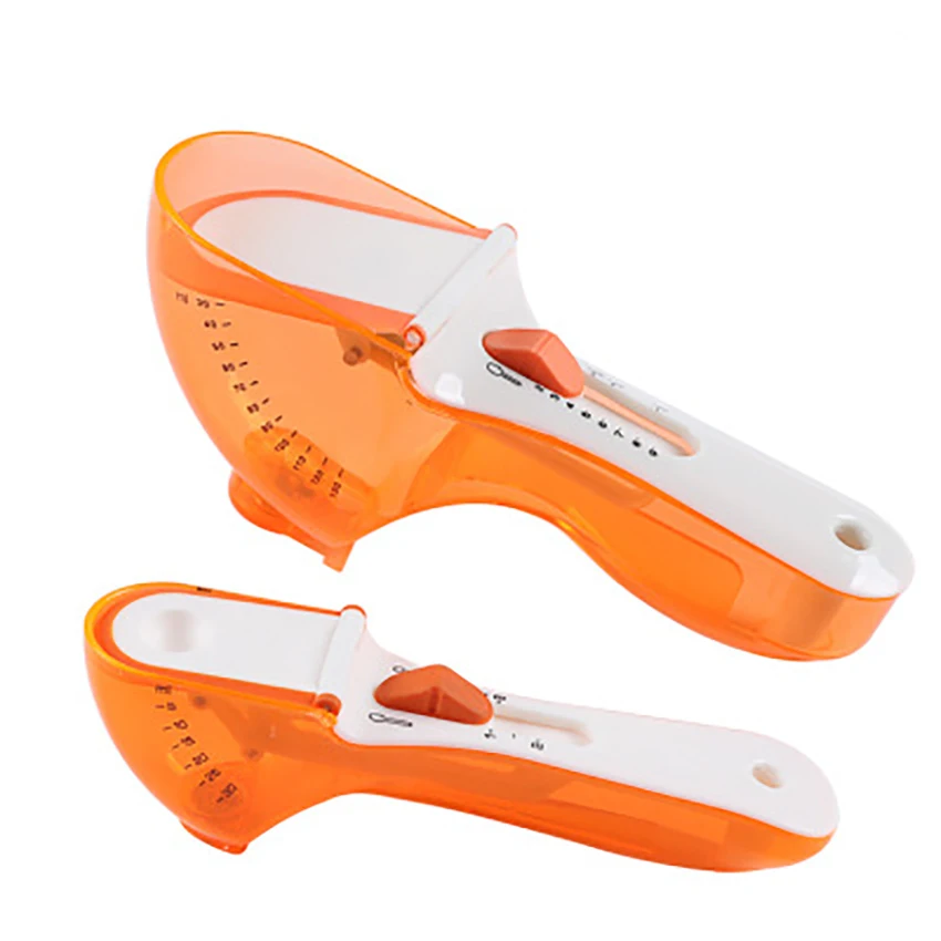 Пластиковая регулируемая мерная ложка со шкалой магнитное дно измерения совок DIY