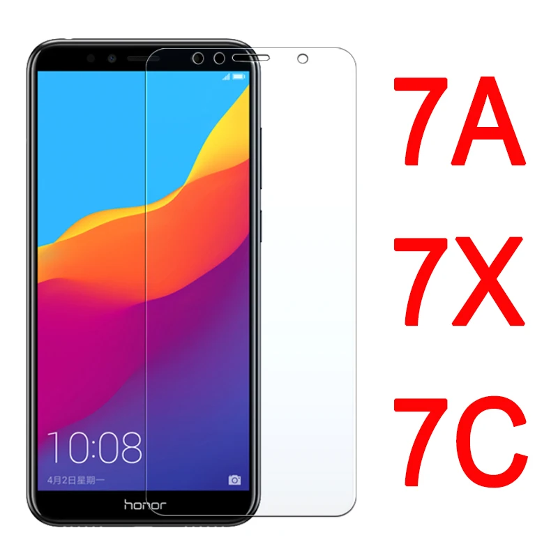 7 X Защитное стекло для huawei Honor 7A 7C Pro защита экрана на Hwawei 7 A C A7 C7 X7 Honor7A Honor7C armor закаленное стекло