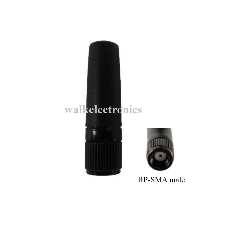 

Короткая резиновая антенна WiFi 2,4 ГГц телевизионные антенны RP-SMA адаптер Zigbee антенна