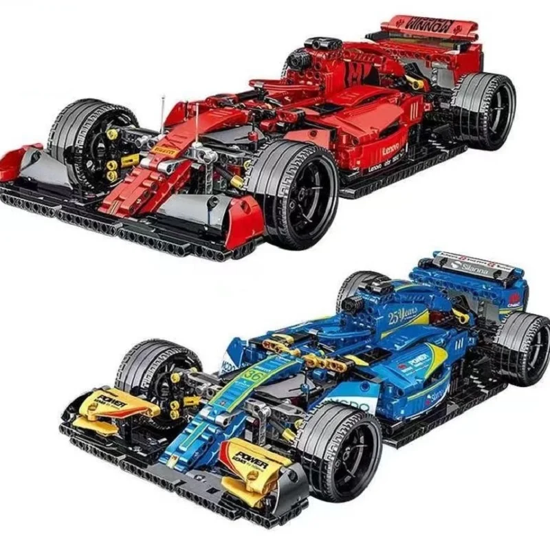 

Идея, техническая серия, моделирование формулы F1, Модель гоночного автомобиля, строительные блоки, кирпичи, творческий автомобиль, игрушки ...