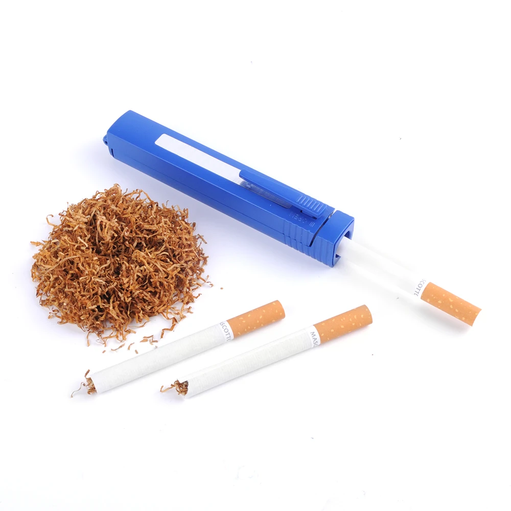 

10pcs/lot Manual Cigarette Rolling Machine Single Tube Filling Machine Portable Tobacco Filler Smoking Accessories