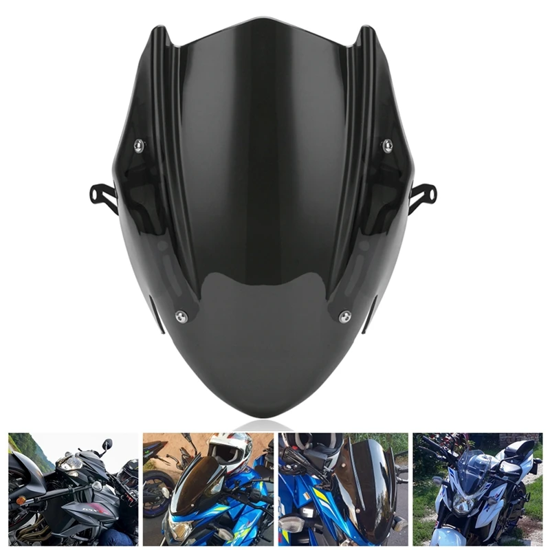 Для Suzuki GSX-S750 GSXS750 GSXS 750 2017-2019 ветровой экран лобовое стекло с кронштейном