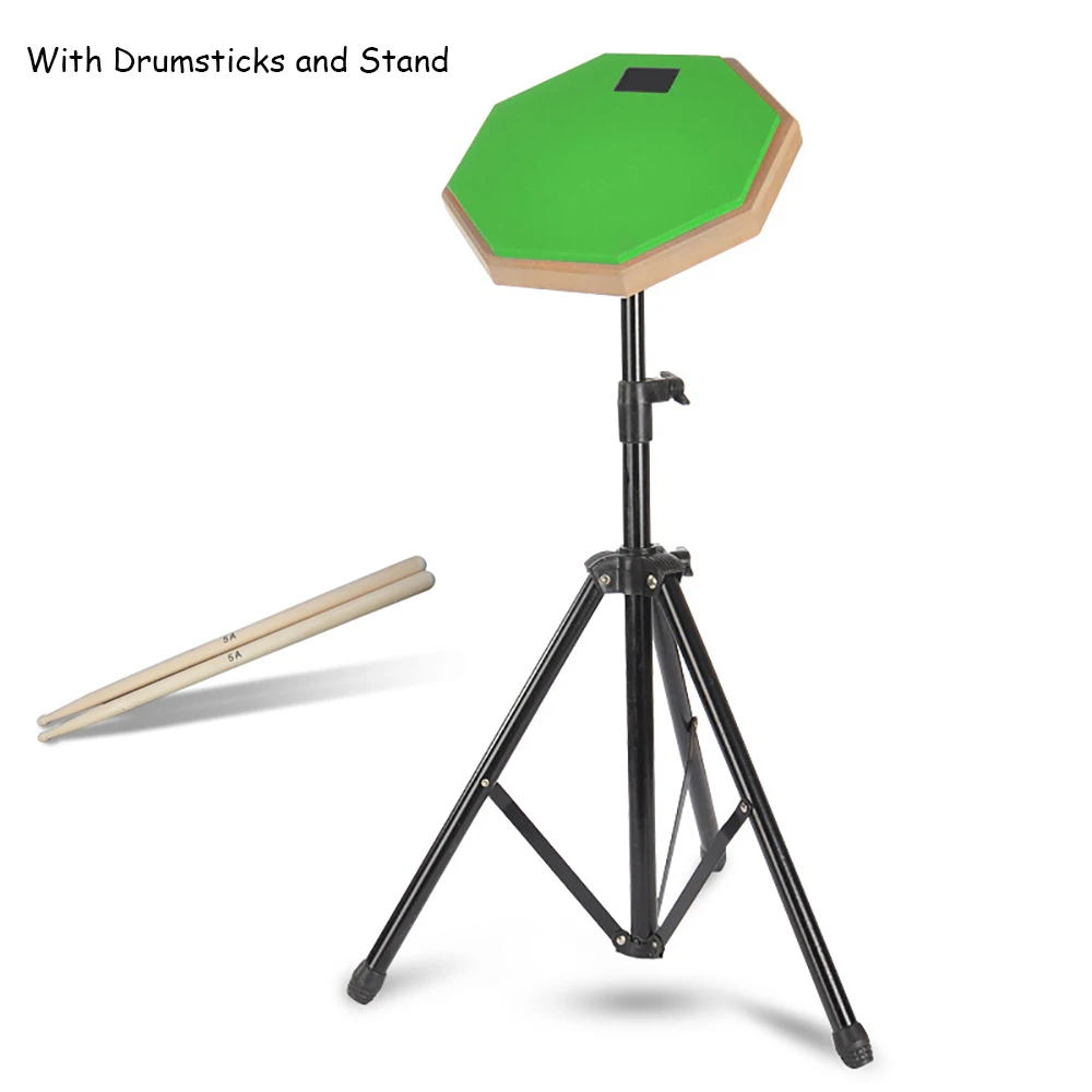 8 дюймов резиновая деревянный немой барабан для начинающих тренировочный Pad с