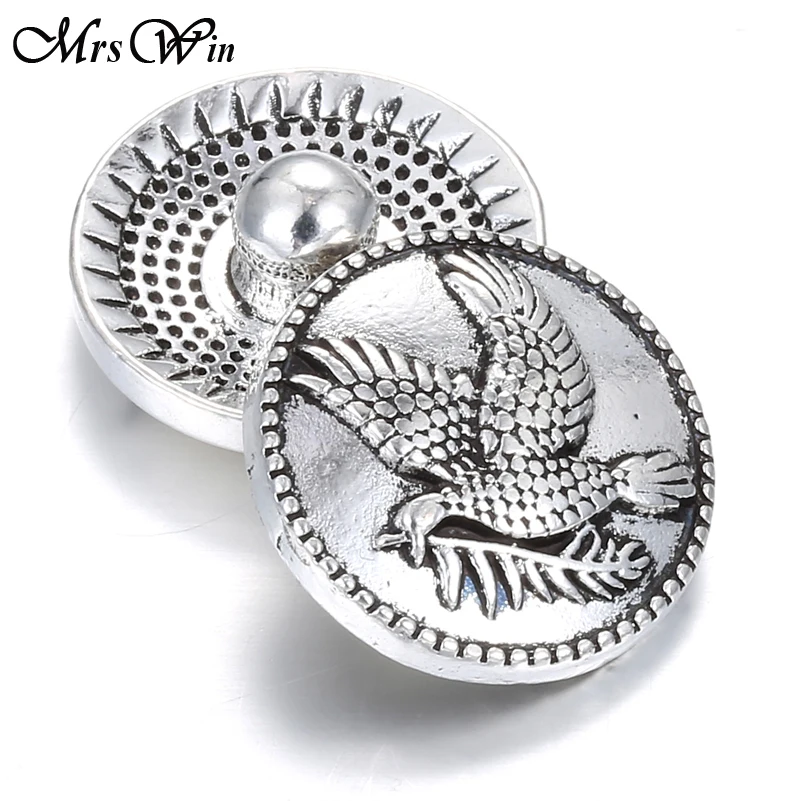 6 шт./Лот новые круглые металлические кнопки для ювелирных изделий серебряного