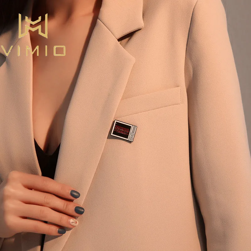 2pc Cartoon color drip oil tv brooch personality letter corsage shirt collar badge fashion accessories pin vimio | Украшения и