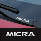 Металлическая Эмблема, автомобильные декоративные наклейки, светоотражающие наклейки на окна автомобиля для Nissan Micra K11 K12 K13 K14, автомобильный Стайлинг