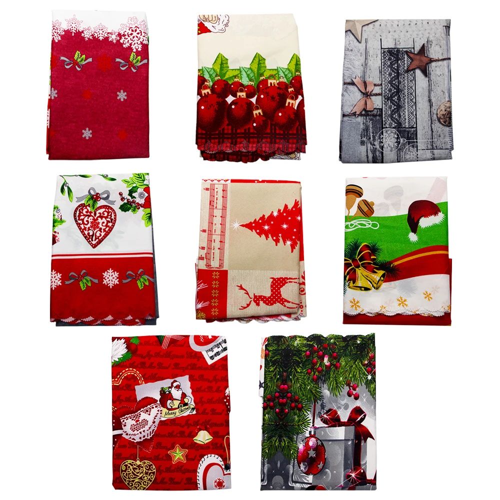 Christmas Table Cloth Printed Tablecloth Cover Protector for Dinner Party New Year Decoration 150x220cm | Дом и сад