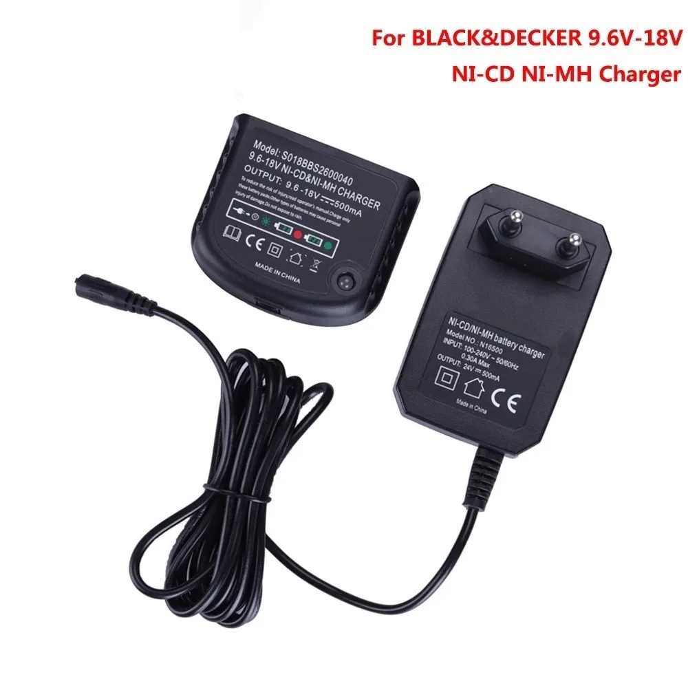 

Battery Charger For Black & Decker 9.6V-24V NiCd NiMh Battery A12 A12-XJ A12EX A1712 FS120B FSB12 HPB12 For Firestorm A18 FSB18