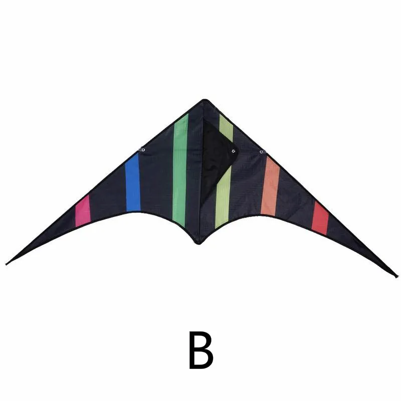 Цветные воздушные змей для детей и взрослых треугольной формы с длинным хвостом