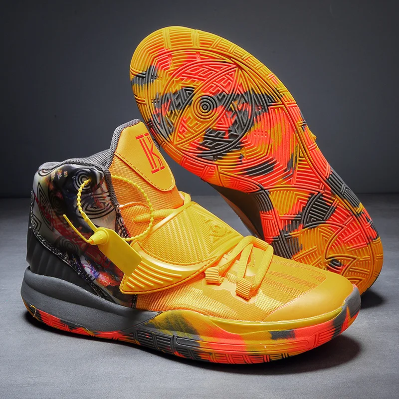 

Basketball shoes 2021 new breathable non-slip outdoor leisure sports men's shoes primary and secondary school students shoes