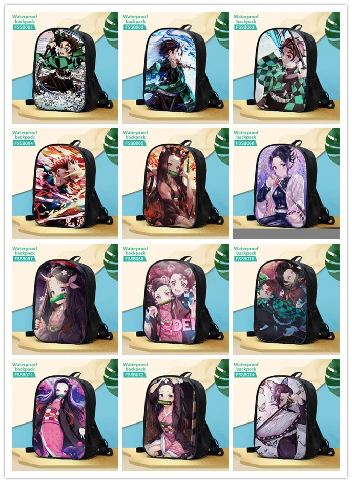 IVYYE Kimetsu без Yaiba модные аниме индивидуальные рюкзаки школьные рюкзак повседневные