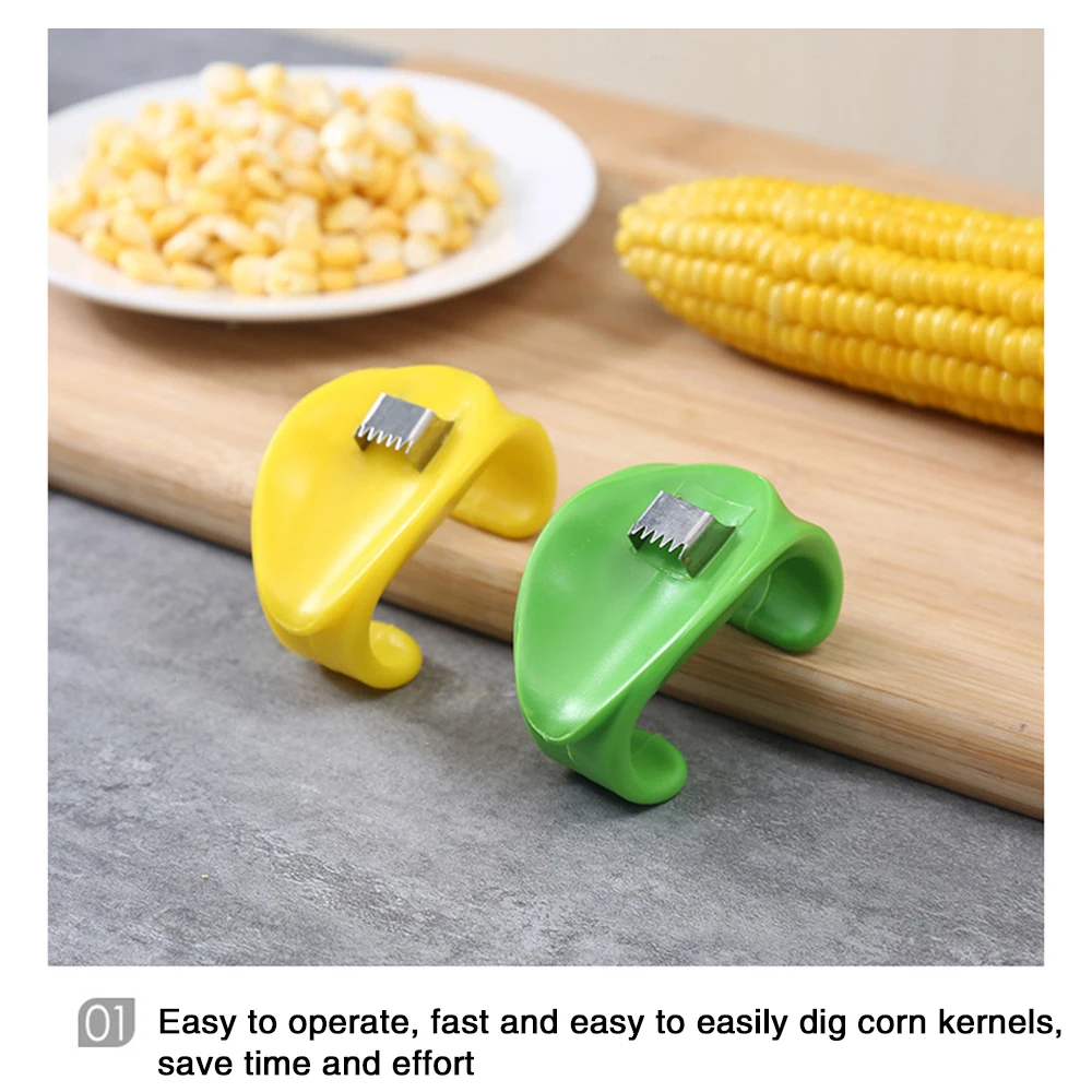 1 шт. Творческий Портативный Нержавеющая сталь сепаратор Зерен Кукурузы