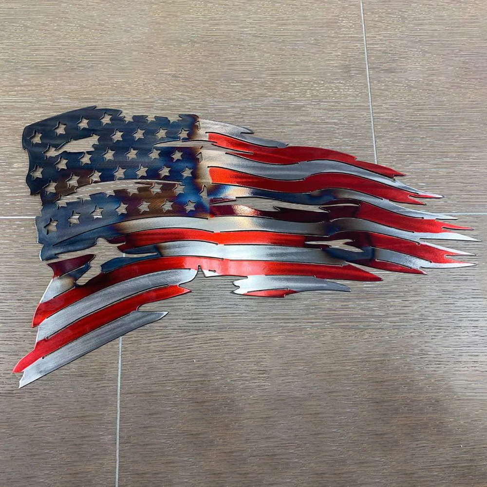 

In God We Trust 3D Eagle Flag Color Home Decor Modern Furniture National Decorative Sticker House Renovation Art Wall Accessorie