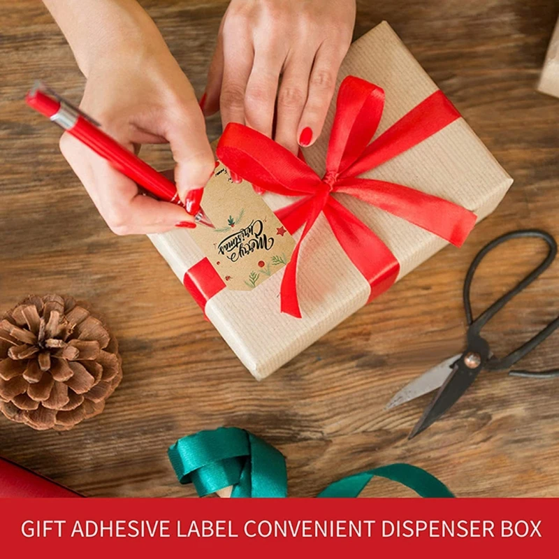 

300 шт., Декоративные самоклеящиеся наклейки из крафт-бумаги