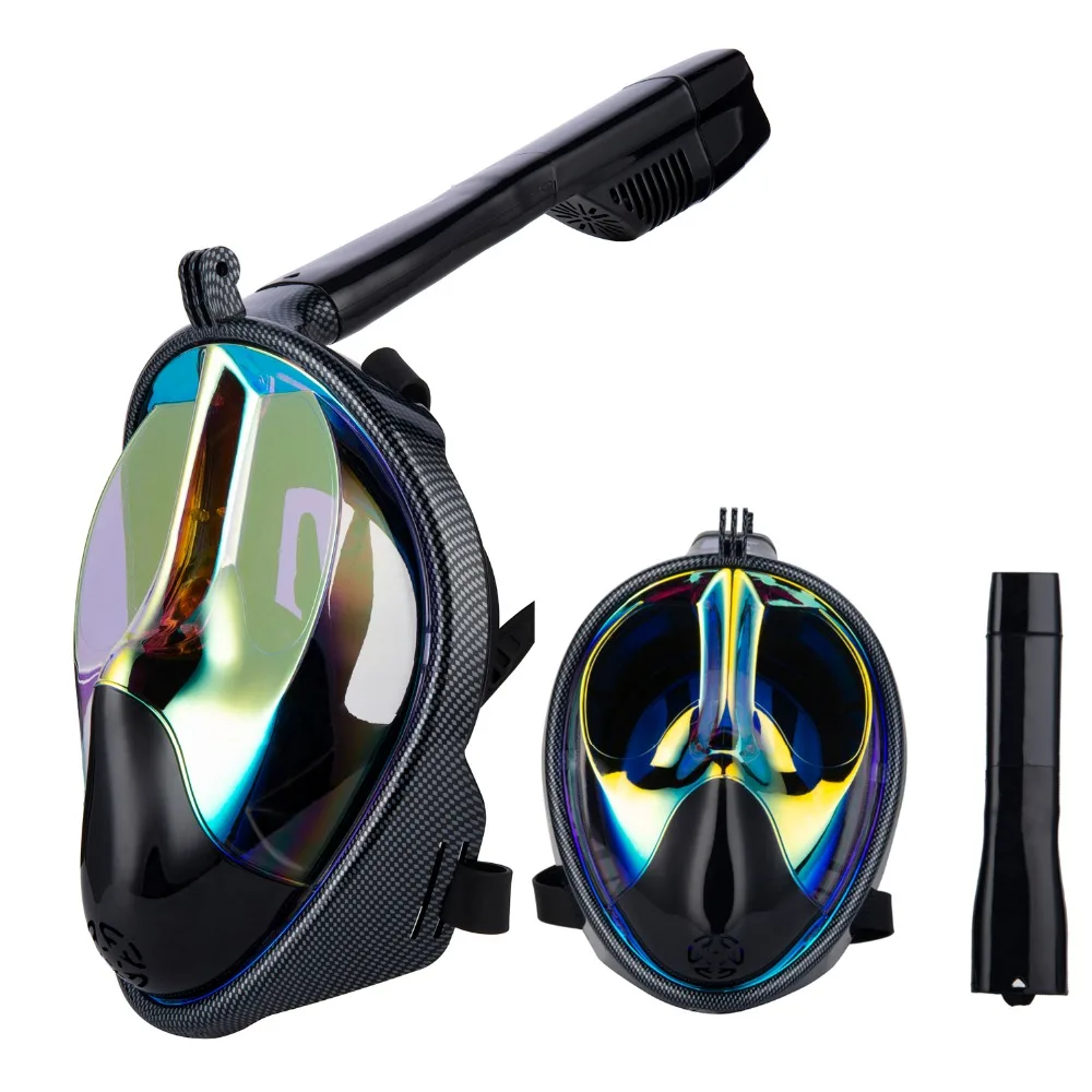 Детская безопасная маска для лица Подводное плавание с аквалангом водные виды