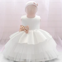 0 5 christening gown baby girl clothes bow knot baby dress lace tutu baptism dresses for girls birthday party toddler costume