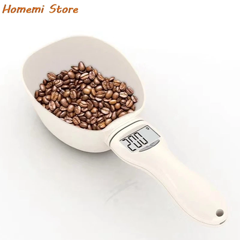 

Multifunction Pet Food Scale Weighing Spoon Portable Cup Dog Cat Feeding Bowl Kitchen Scale Measuring Spoon Scoop Cup