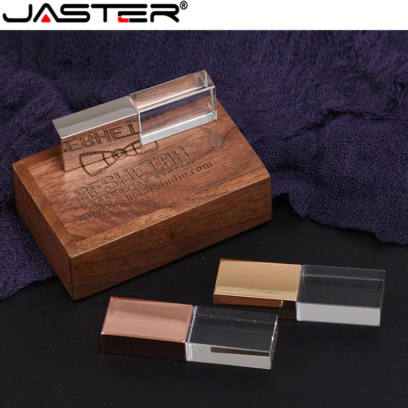 USB-флеш-накопитель JASTER 4-64 Гб в деревянной коробке | Компьютеры и офис