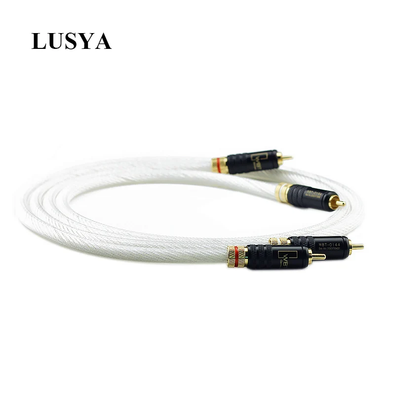 Аудиокабель громкоговорителя Lusya 20 Share из стерлингового серебра T0492|Кабели VGA| |