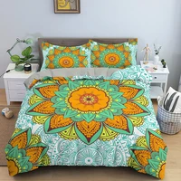 mandala pattern duvet cover sets bedding set queen king size for kids bedroom bedding home textile