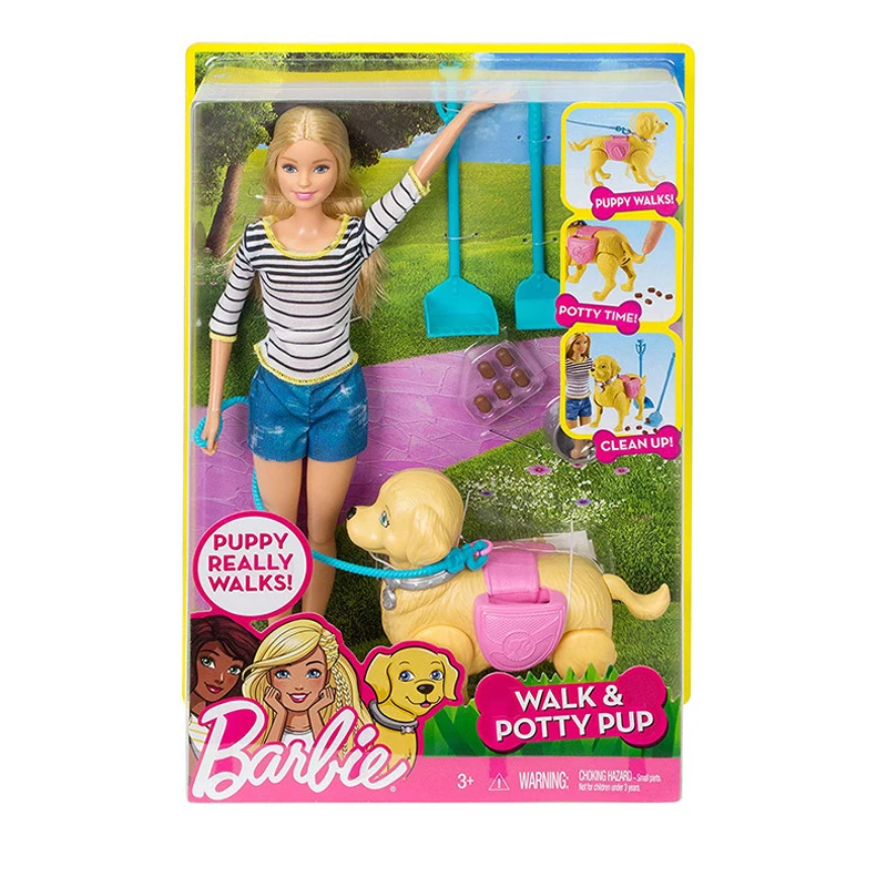 Оригинальные куклы Барби забота о животных серия будет детской кукла собака