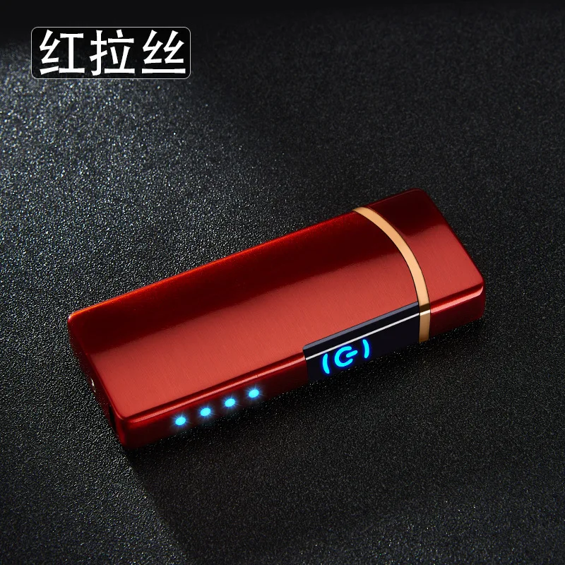 Двойная дуга сенсорная Индукционная Зажигалка плазменная usb зарядка ветрозащитная беспламенная Зажигалка электронная сигарета зажигалка импульсная - Цвет: 7