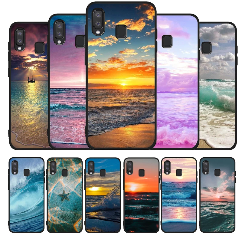 Моря черного цвета из термопластика Чехол для мобильного телефона Samsung Galaxy A71 A51 A41
