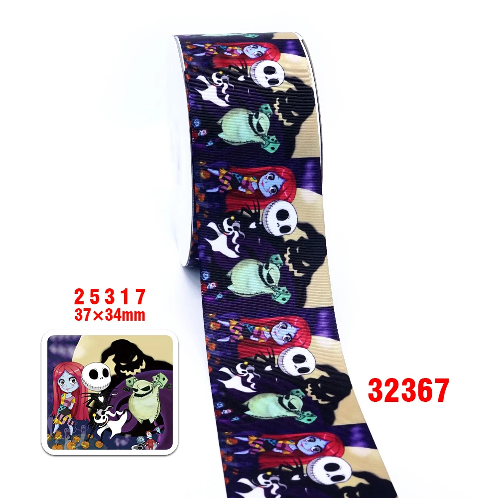 32367 50 ярдов мультфильм напечатанный grosgrain ленты 32055 - Цвет: 32367