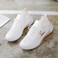 fashion flat casual womens shoes flowers lightweight comfortable mesh breathable athletic sneakers women walking sports shoes