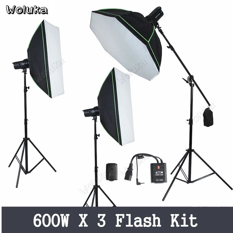 Комплект для фотостудии GN98 600 Вт четыре лампы софтбокс Vedio CD50 T10 A | Электроника