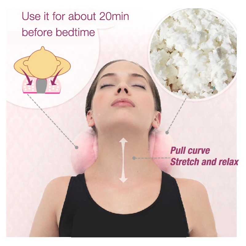 Neck Stretch Bed Pillows Latex Pillow for Sleeping Pain Relief Cervical Support Headrest Cushion | Дом и сад