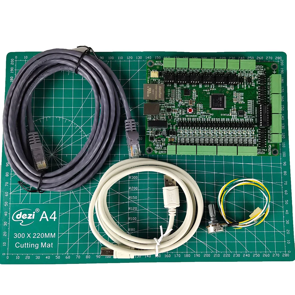 6-осевой USB/Ethernet двойной интерфейс mach3 контроль работы карты числового
