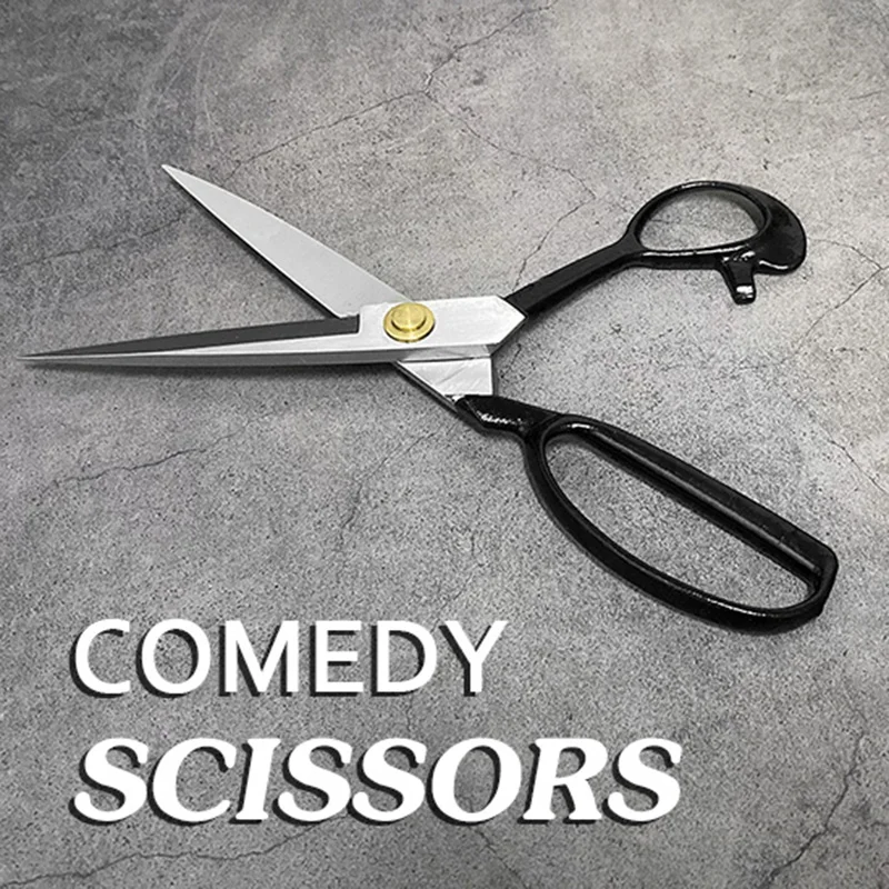 

Comedy Scissors (Solid Steel) Stage Magic Trick,Interactive Funny Magic Props,Accessories,Mentalism,Close-Up,Magic Toys Illusion
