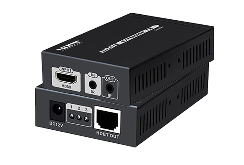 HDBaseT HDMI удлинитель 4K с ИК hdmi 1,4 V до 70M 3D, 4k X 2k поддерживается с адаптером питания 12V