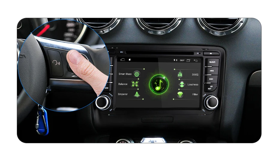 Junsun 4G+ 64G 2 DIN автомобильный DVD помощи при парковке gps для Audi TT MK2 8J 2006 2007 2008 2009 2010 2011 2012 автомобильный мультимедийный плеер радио