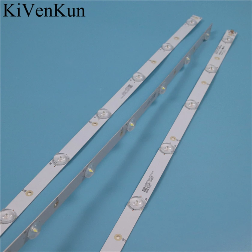 7 Lamps 620 mm LED Backlight Strips For LG 32LV300C Bars Kit TV LED Line Bands HD Lens GJ-2K16 D2P5-315 D307-V2.2 LB32080 V0_00
